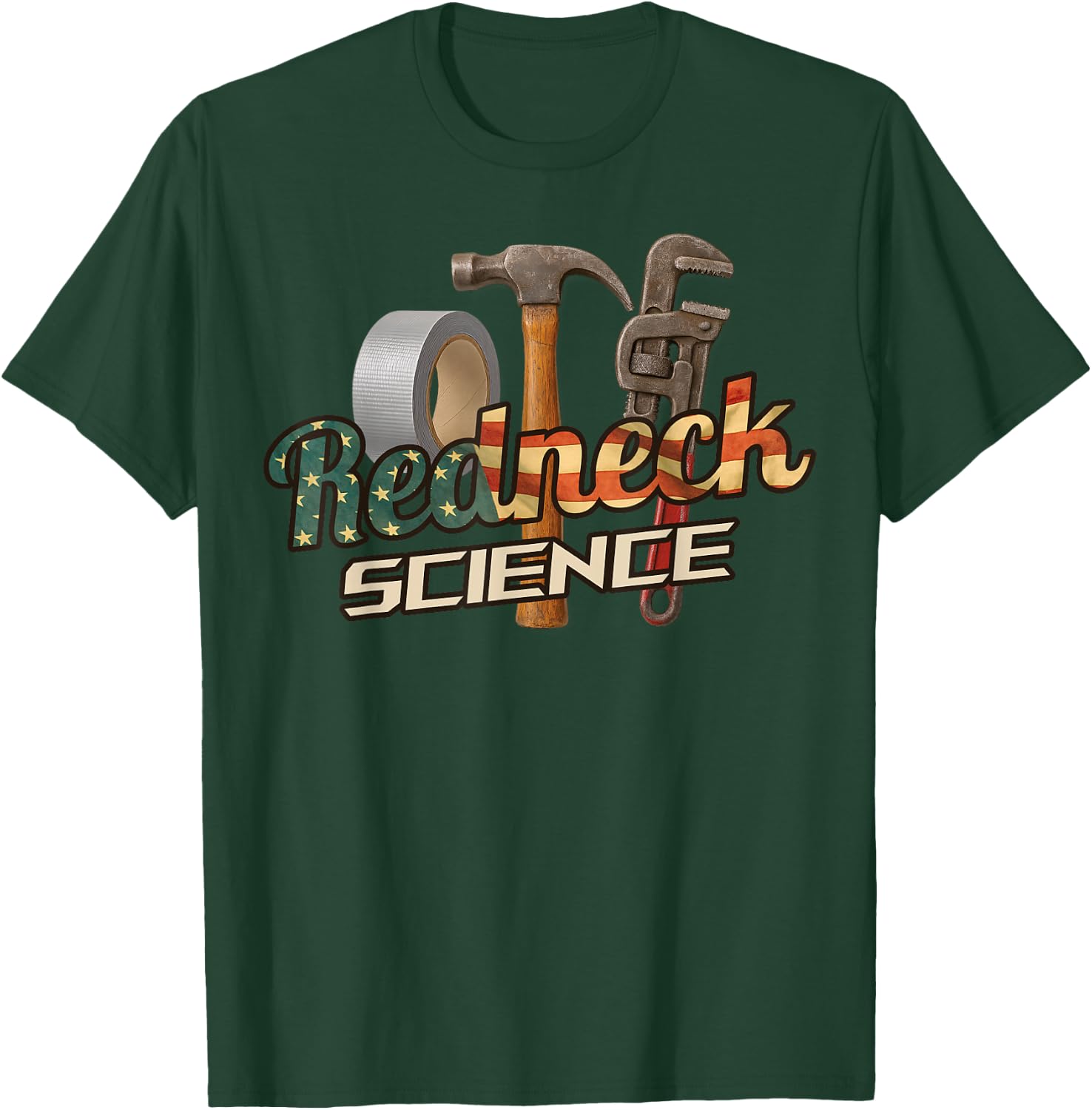 Redneck Science - Scientist Tools T-Shirt - T-Shirt | Forest