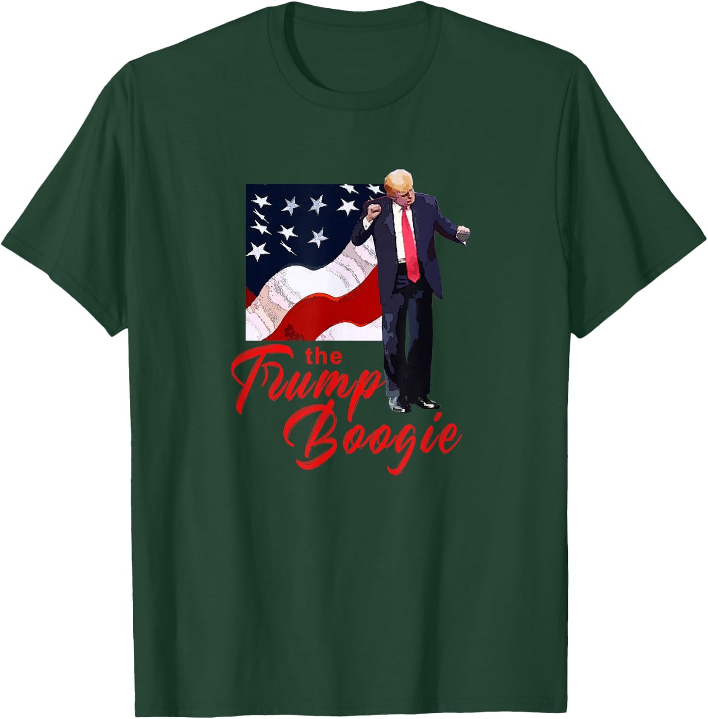 The Trump Boogie, Dancing Trump, Donald Trump, Trump 2024 T-Shirt - T-Shirt | Forest
