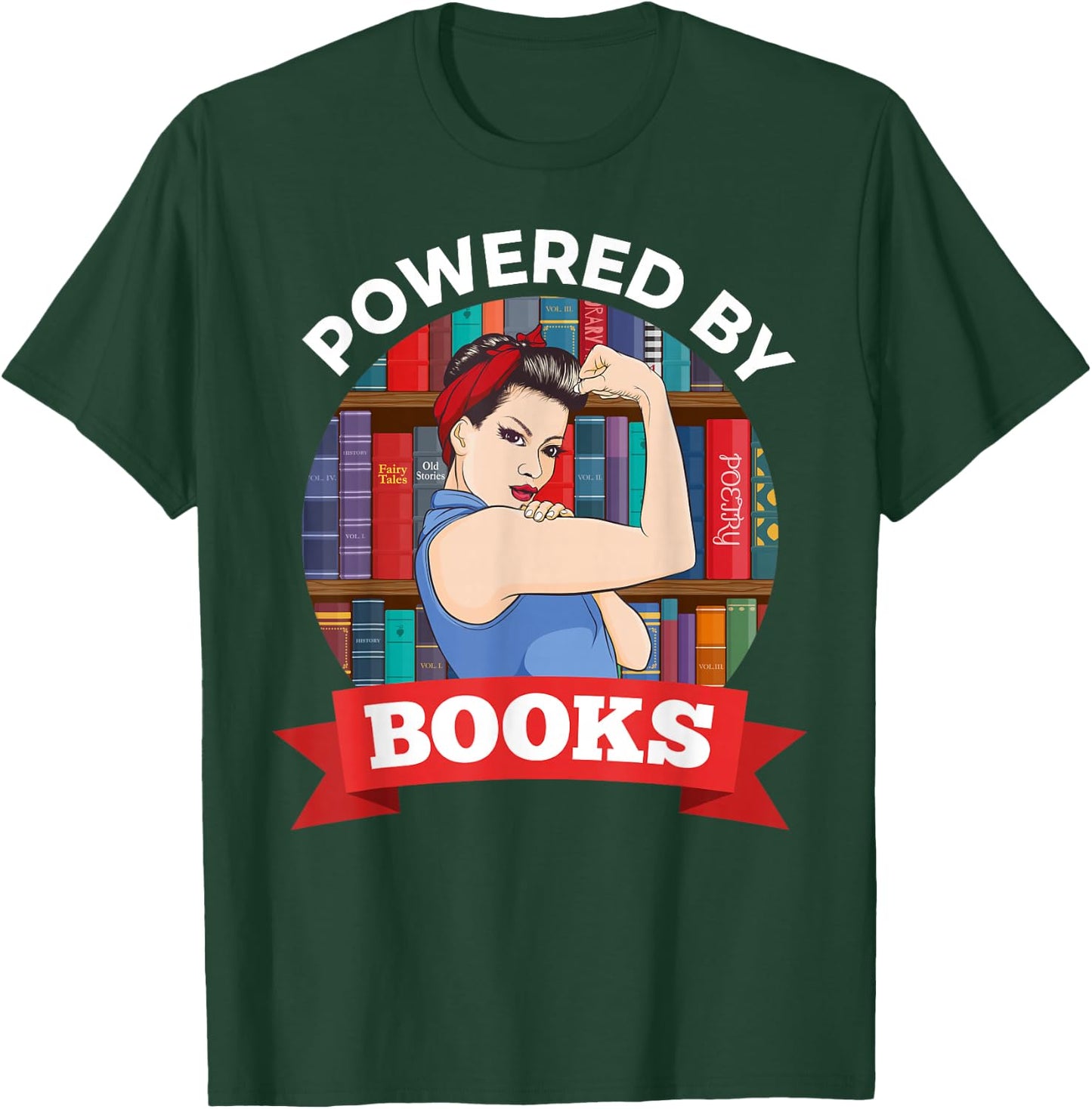 Book Lover Bookworm Librarian Reading Club Gift T-Shirt - T-Shirt | Forest