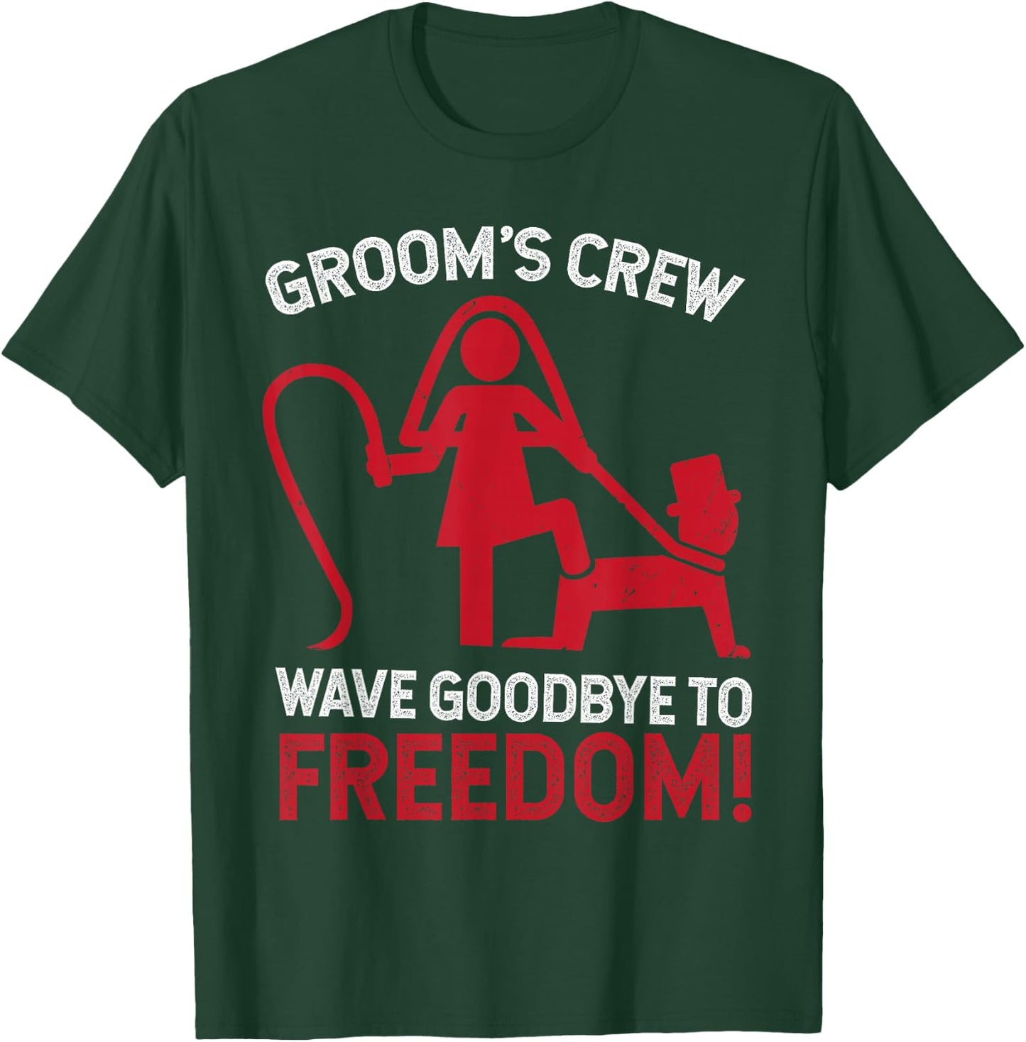 Groom's Crew T Shirt | Groom Groomsmen | Bachelor Party T-Shirt - T-Shirt | Forest