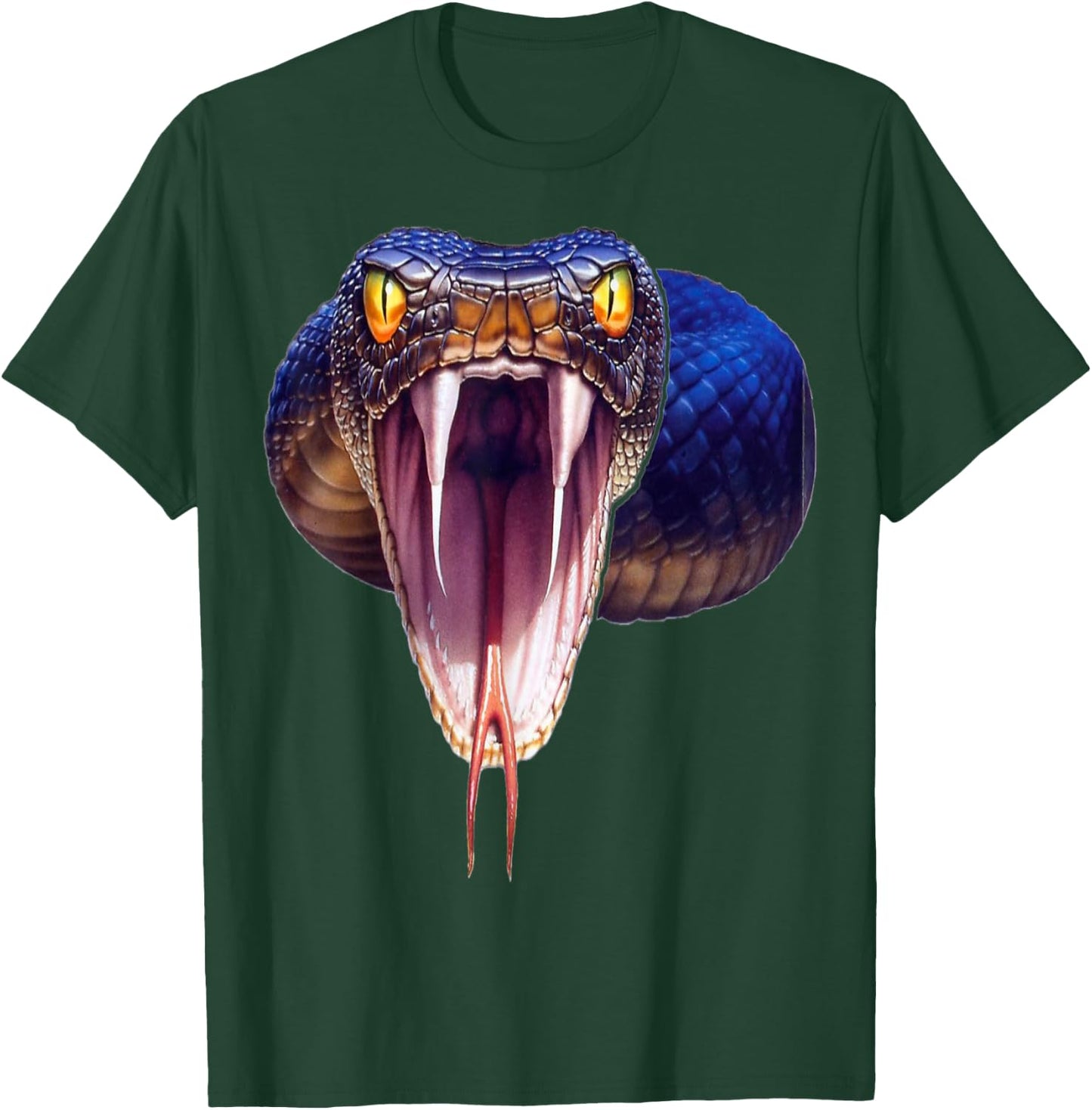 Scary Black Mamba Snake Halloween Costume Gift Shirt T-Shirt - T-Shirt | Forest