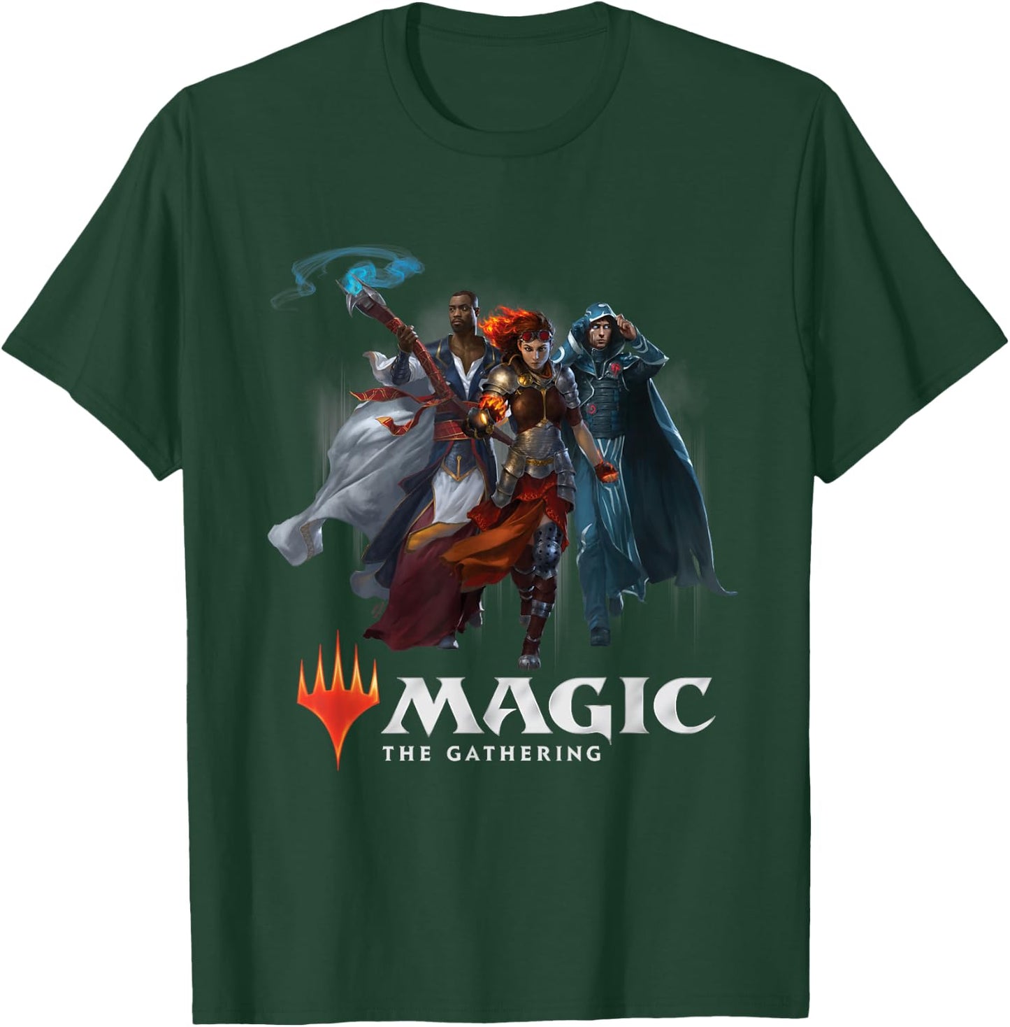 Magic: The Gathering Three Planeswalkers Small T-Shirt - T-Shirt | Forest