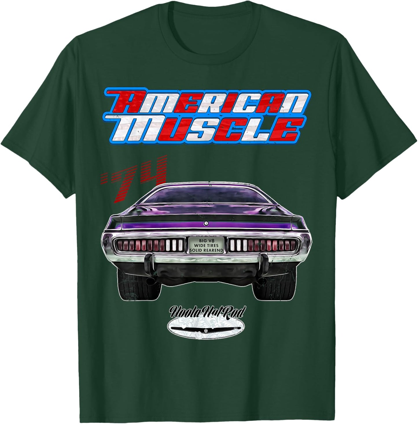 1974 Charger,Super Bee,Hot Rod,Muscle Car,Magnum,Wedge,R/T T-Shirt - T-Shirt | Forest