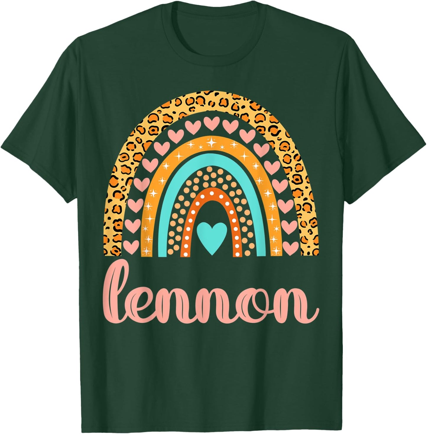 Lennon Lennon Name Birthday Shirt Gift T-Shirt - T-Shirt | Forest