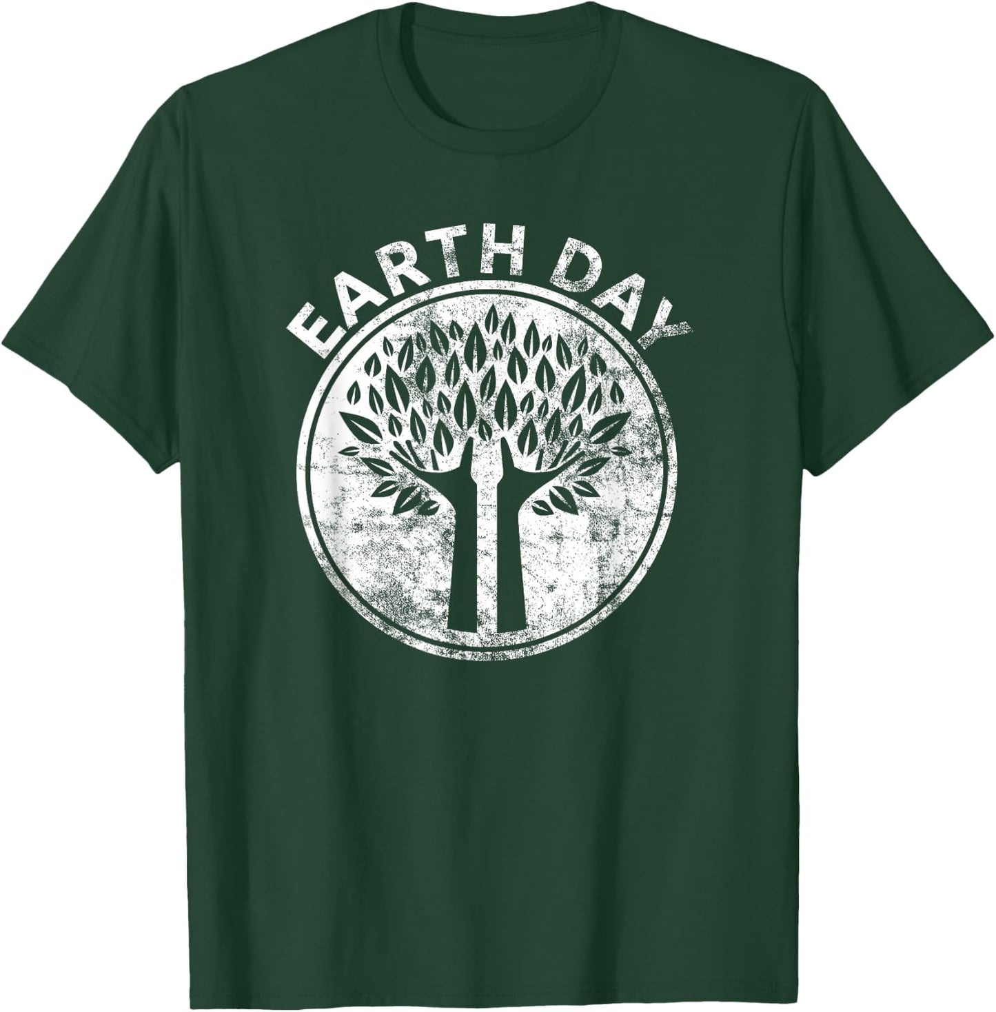 EARTH DAY T SHIRT Hands Tree Lover Nature Men Women Kids T-Shirt - T-Shirt | Forest