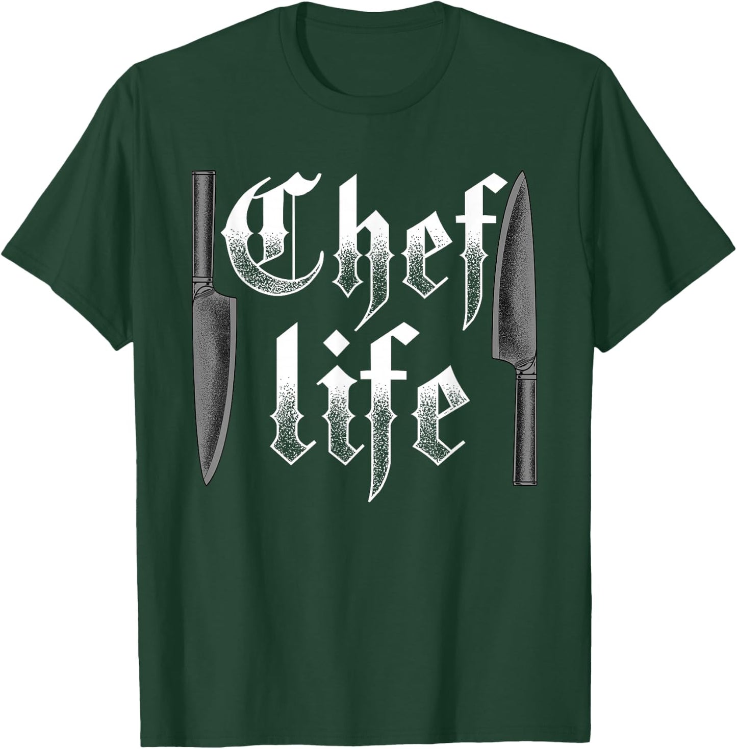 Chef's Life Cooking Butcher Culinary Art Cuisine Cook Chef T-Shirt - T-Shirt | Forest