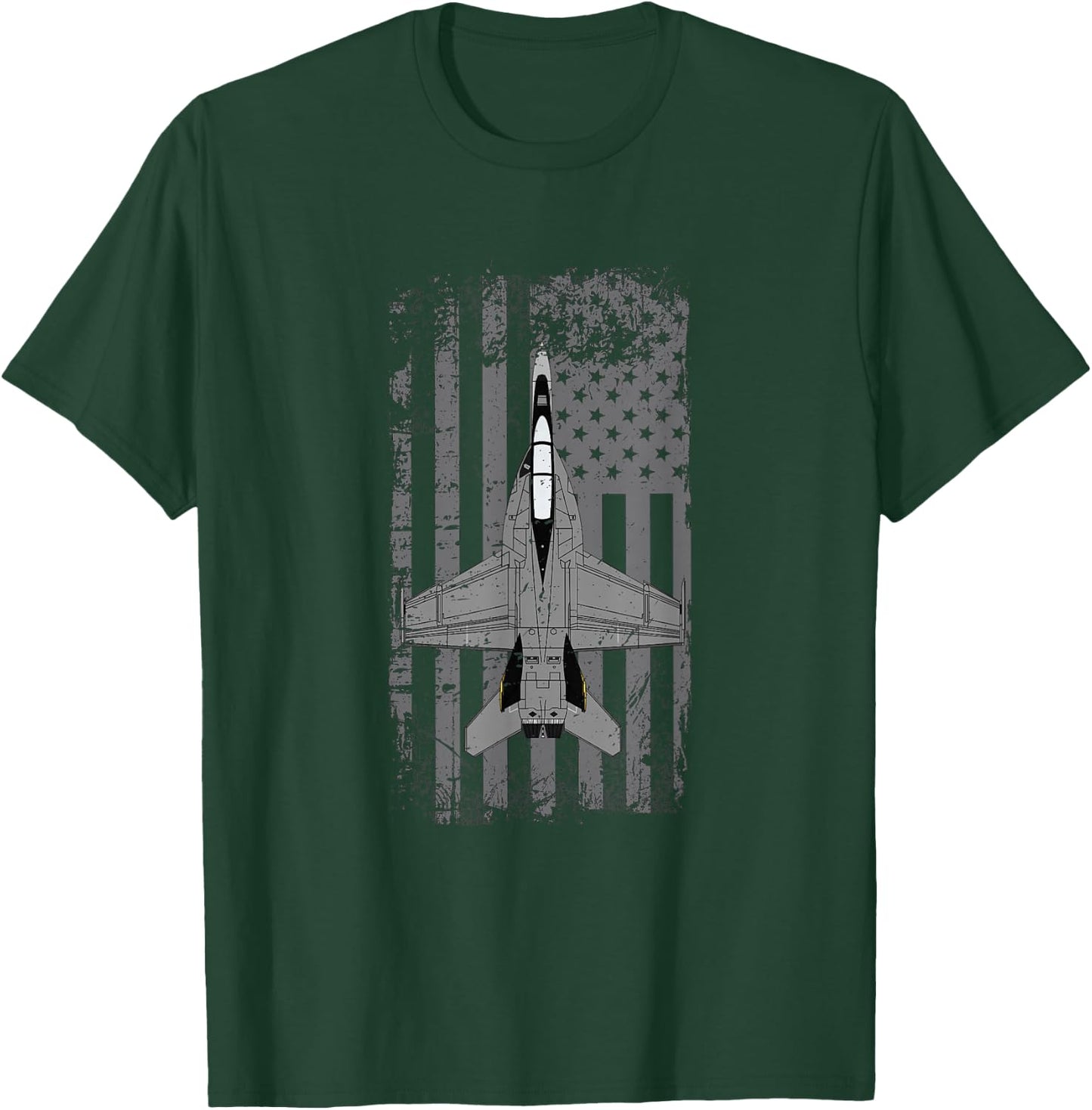 F-18 Hornet Military Pilot T-Shirt - T-Shirt | Forest