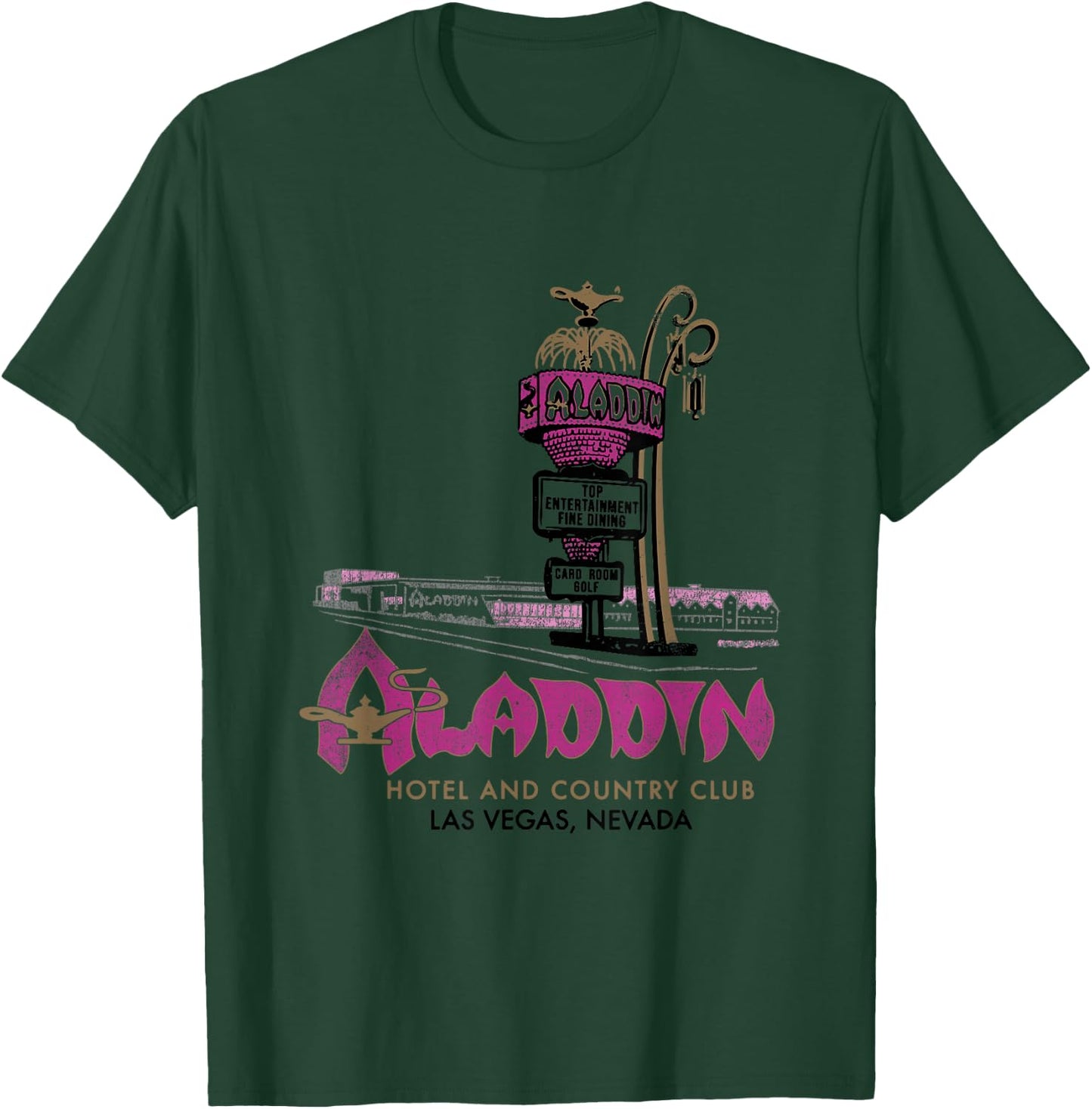 Vintage Aladdin Hotel and Casino Las Vegas T-Shirt - T-Shirt | Forest