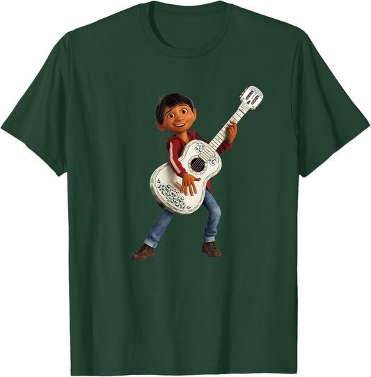 Disney Pixar Coco Miguel Playing Guitar T-Shirt - T-Shirt | Forest