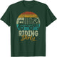 Riding Dirty Retro Rubbish Truck Driver T-Shirt - T-Shirt | Forest