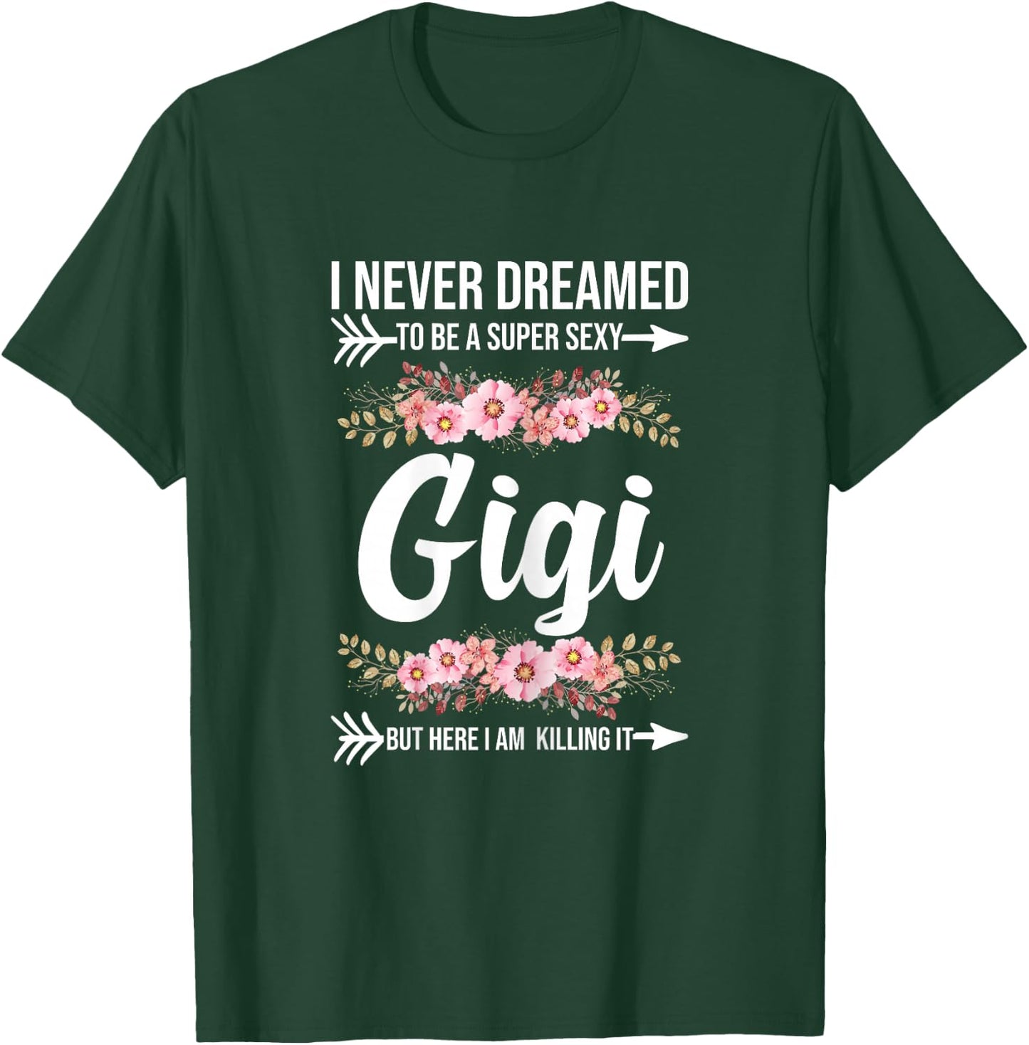 Gigi Gift Women's Sexy Classic Fit Lace - Black, X-Small T-Shirt - T-Shirt | Forest