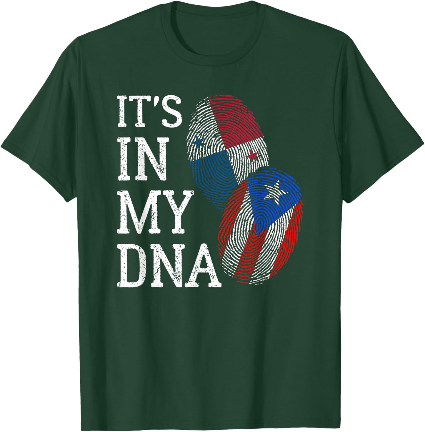 It's In My DNA Panamanian Puerto Rican Panama Puerto Rico T-Shirt - T-Shirt | Forest