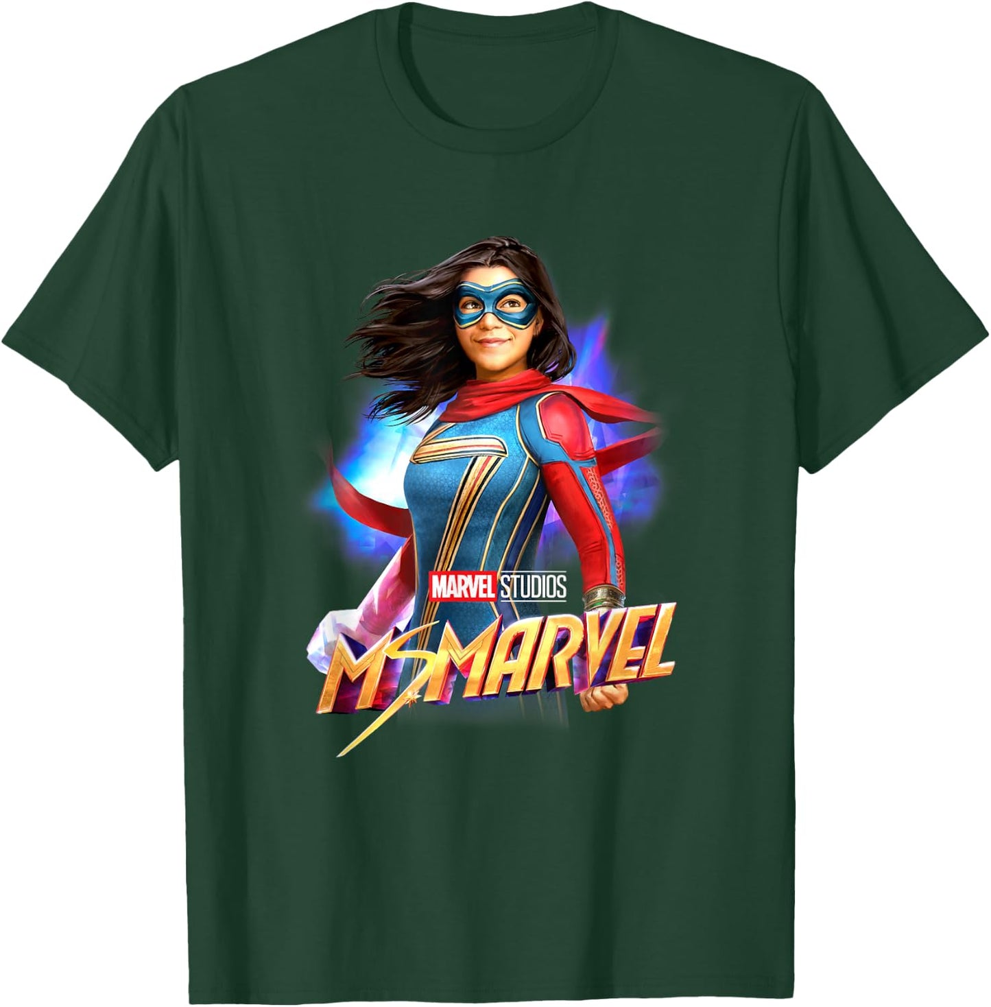 Marvel Ms. Marvel Bright Hero Poster T-Shirt - T-Shirt | Forest