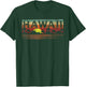 Vintage Tropical Hawaii T Shirt - Hawaiian T Shirt T-Shirt - T-Shirt | Forest