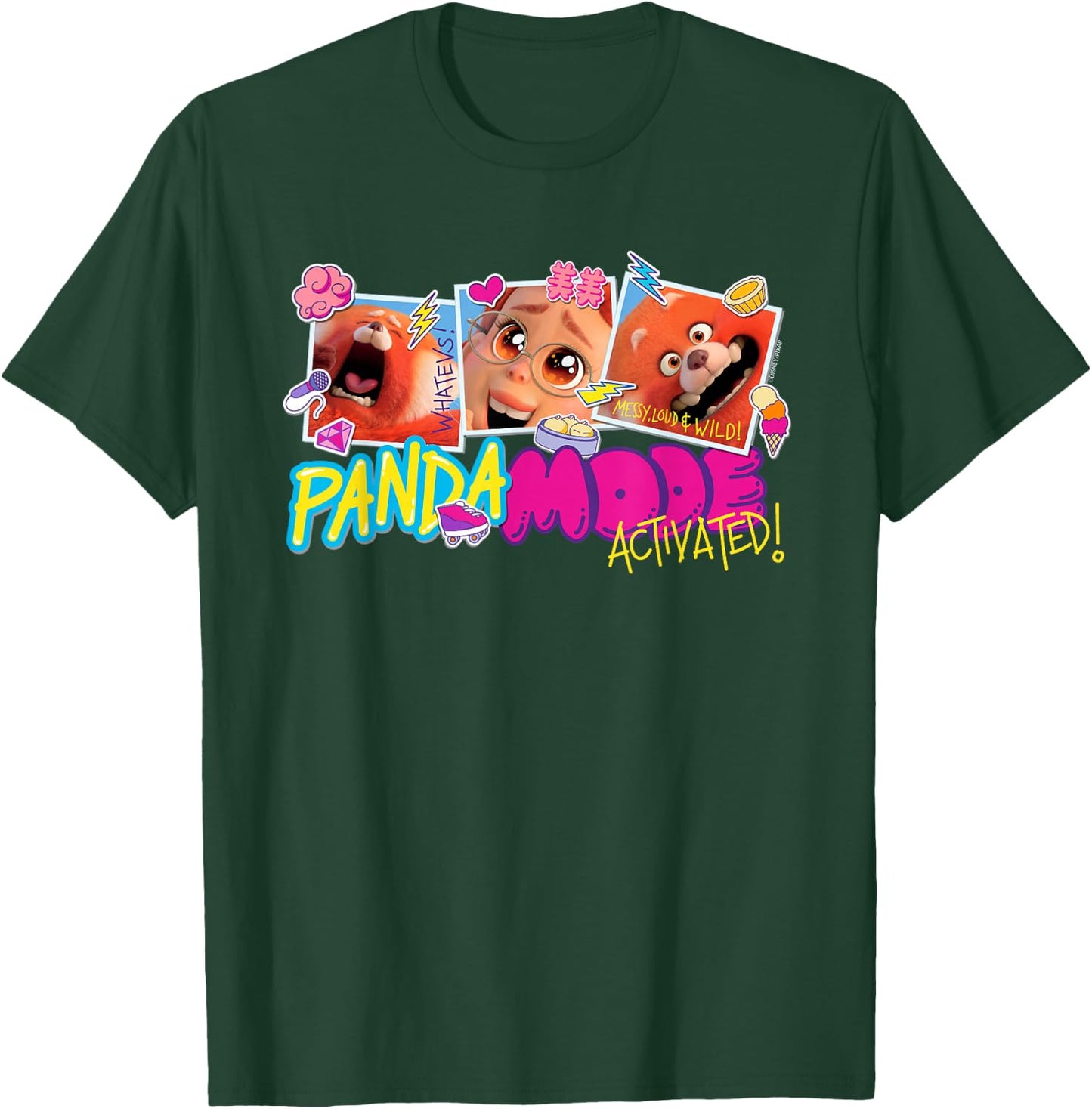 Disney and Pixar’s Turning Red Panda Mode Activated T-Shirt - T-Shirt | Forest