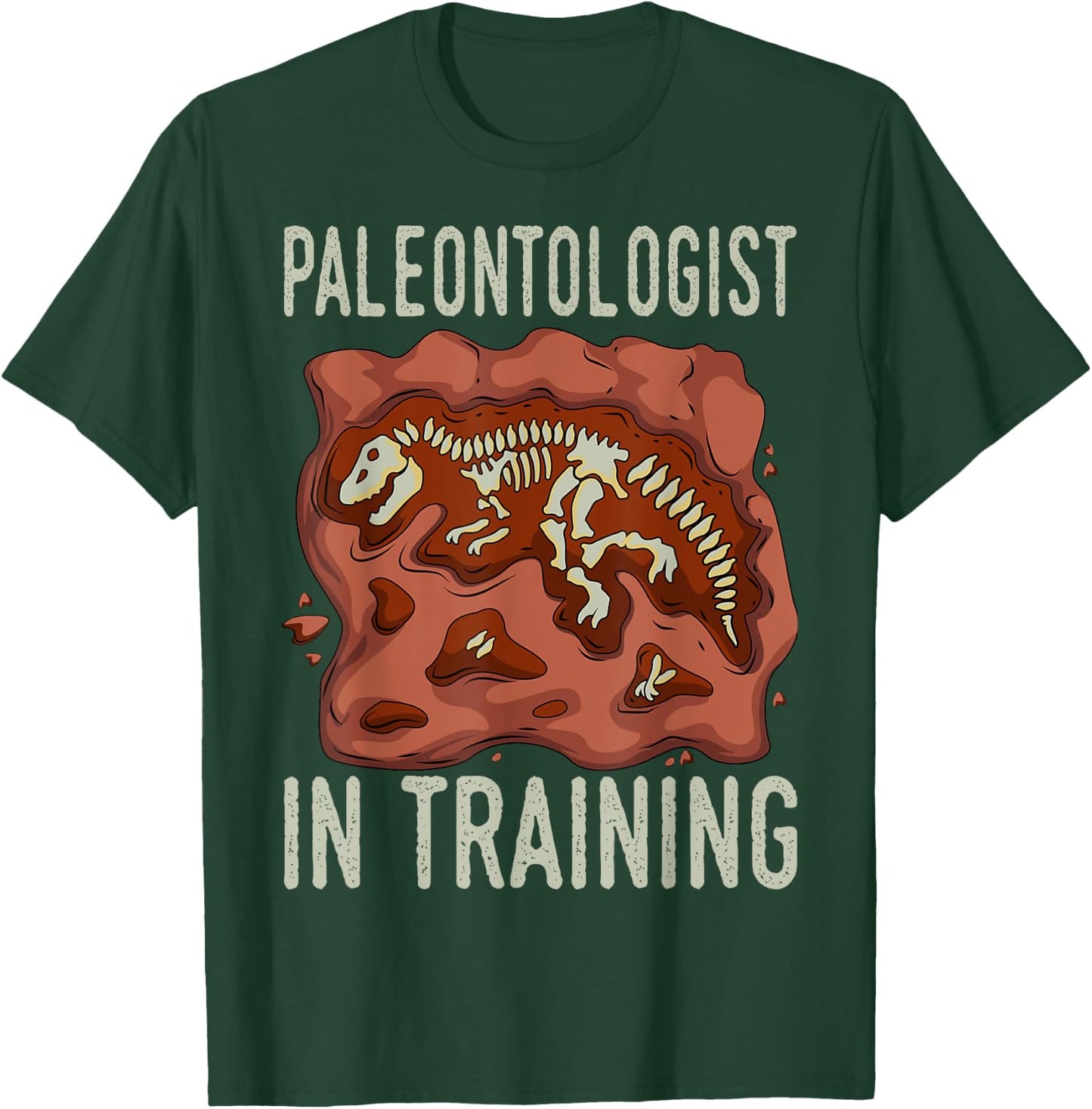 Future Paleontologist Paleontology Student Fossil Hunting T-Shirt - T-Shirt | Forest