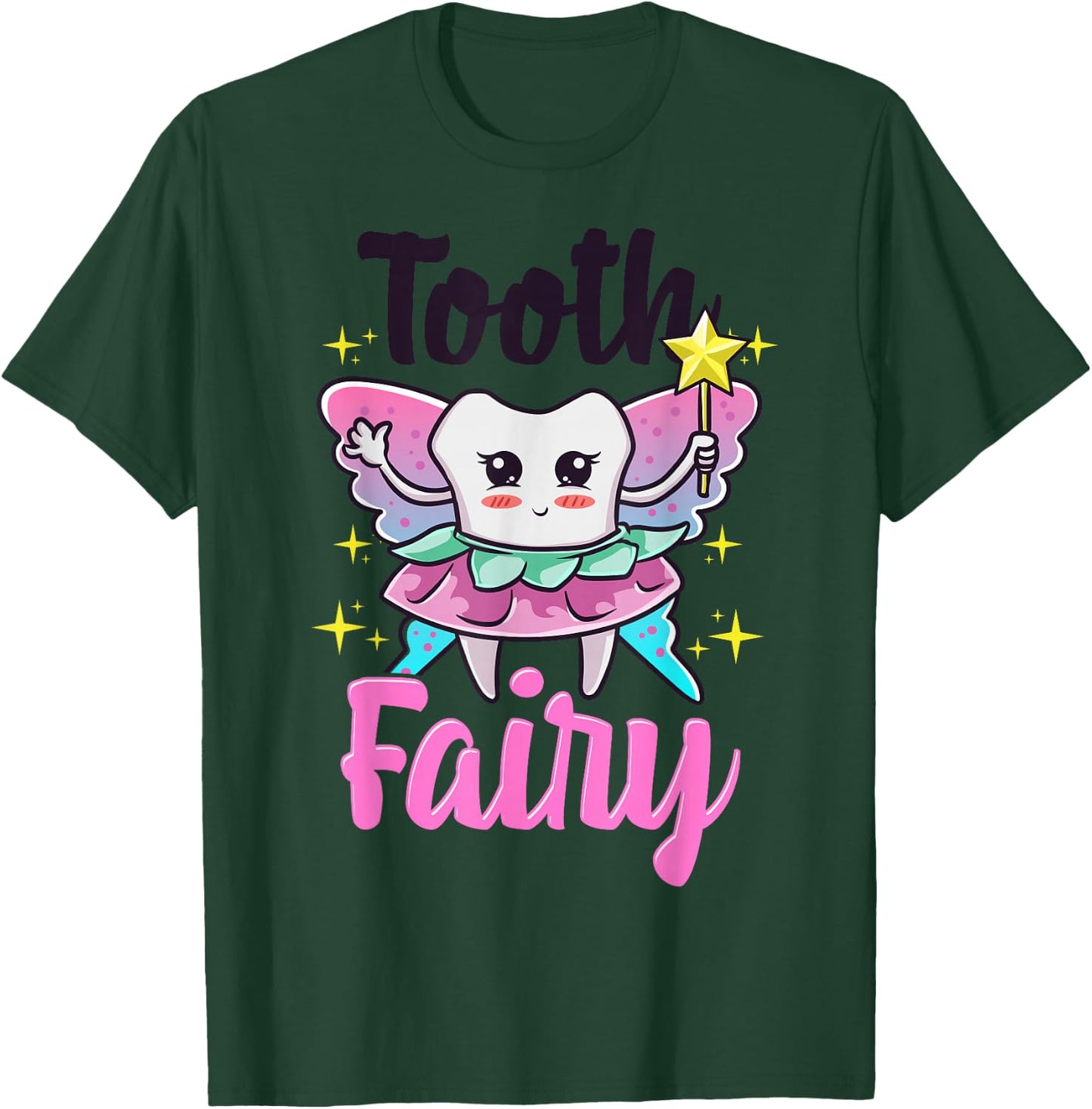 Cute Tooth Fairy Costume for Dentist and Dental Office T-Shirt - T-Shirt | Forest