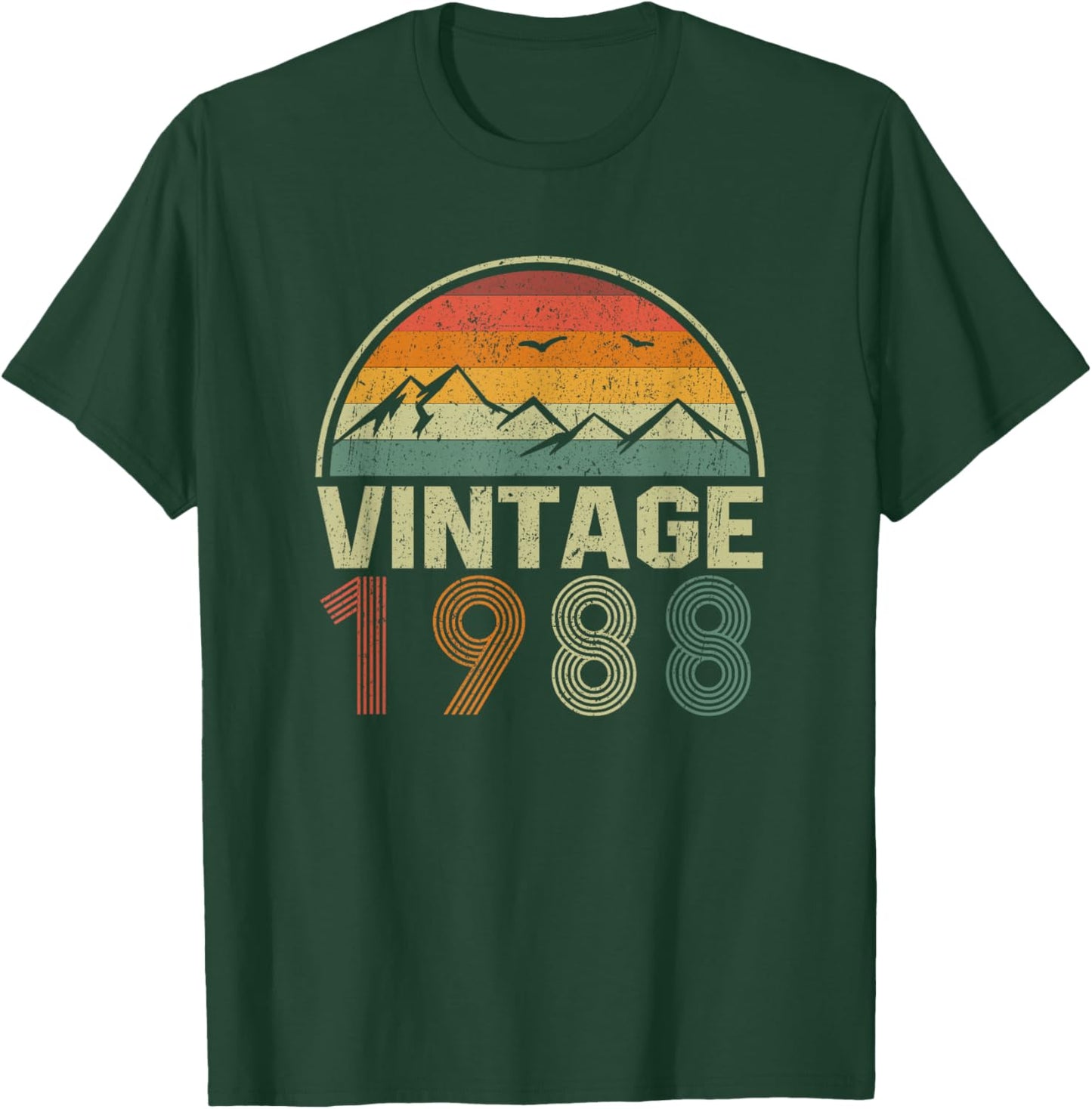 Classic 37th Birthday Gift Vintage 1988 T-Shirt - T-Shirt | Forest