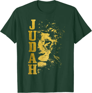 Judah Lion Israelite Vintage Men Women Reggae Israel Hebrew T-Shirt - T-Shirt | Forest