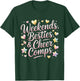 Weekends Besties Cheer Comps Design T-Shirt - T-Shirt | Forest