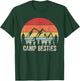Vintage Retro Camp Besties Best Friend Matching Camping T-Shirt - T-Shirt | Forest