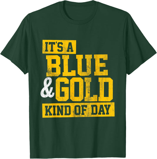 It's a Blue & Gold Kind of Day Favorite Colors Vintage T-Shirt - T-Shirt | Forest