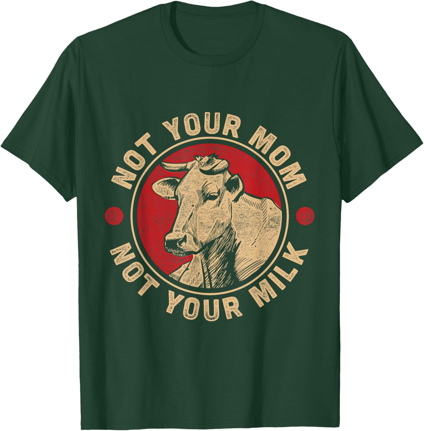 Animal rights activists vegetarian Earth Day organic vegan T-Shirt - T-Shirt | Forest