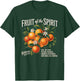 Christian Fruit Of Spirit Orange Flower Bible Verse T-Shirt - T-Shirt | Forest