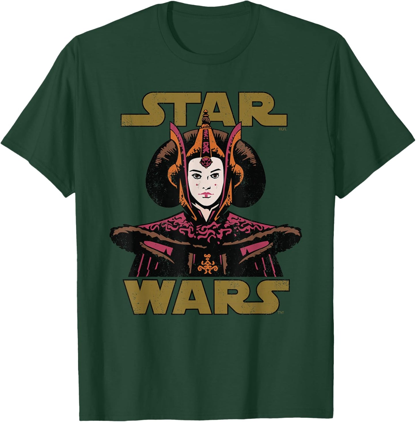 Star Wars Logo Padmé Amidala T-Shirt - T-Shirt | Forest