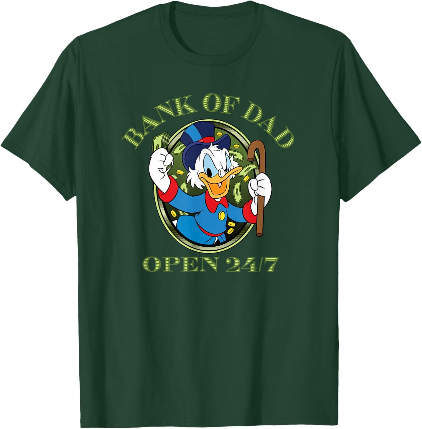 DuckTales Scrooge McDuck - Bank of Dad T-Shirt - T-Shirt | Forest