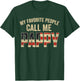 My Favorite People Call Me Pappy USA Flag T-Shirt - T-Shirt | Forest