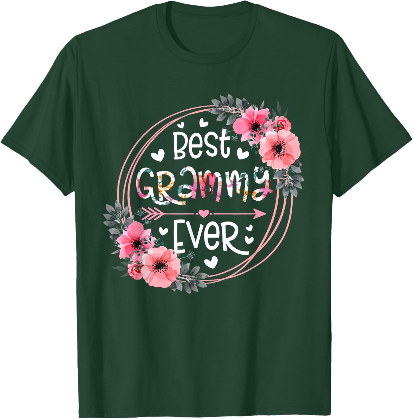 Women Best Grammy Ever Announcement Mothers Day Grandparents T-Shirt - T-Shirt | Forest