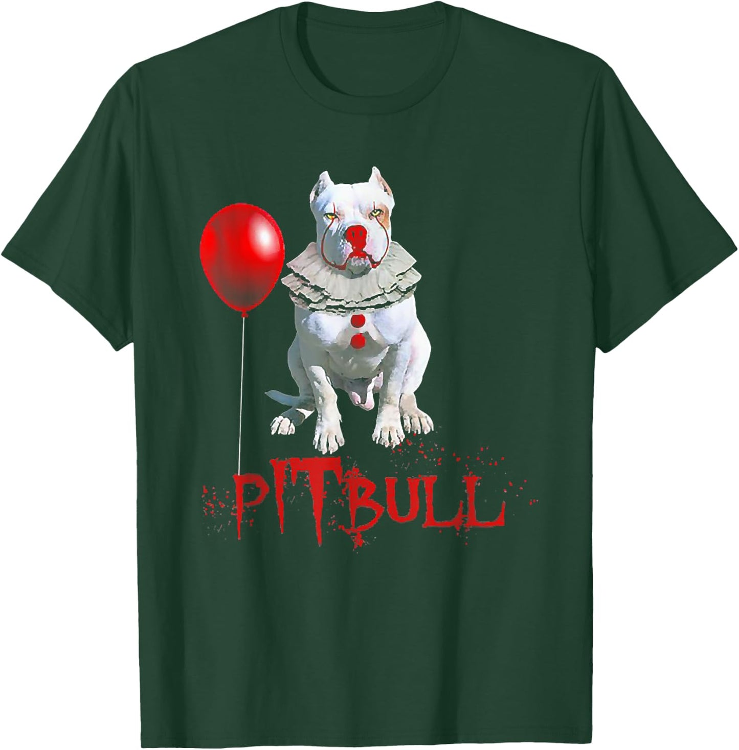 Pitbull Horror Movie Halloween Custome T-Shirt - T-Shirt | Forest