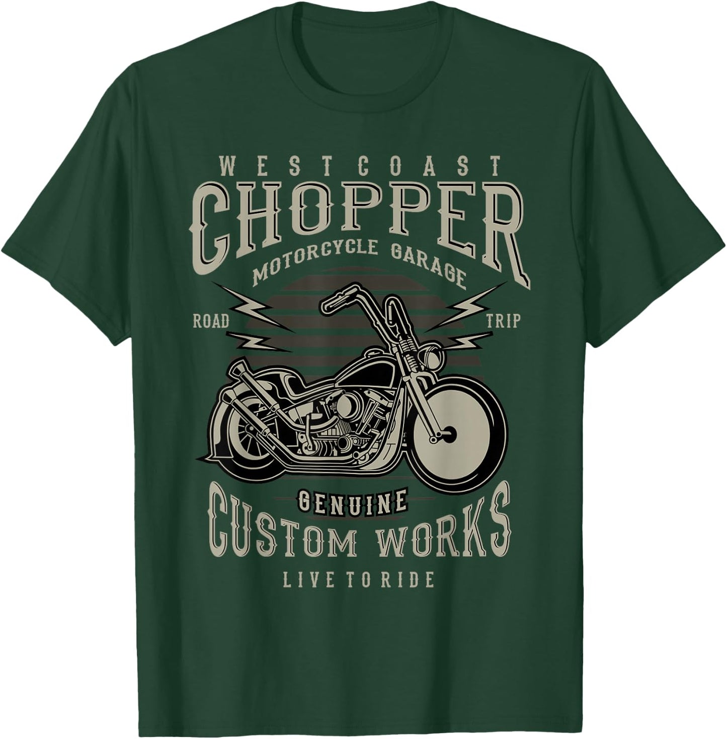 West Coast Chopper Motorcycle T-Shirt - T-Shirt | Forest