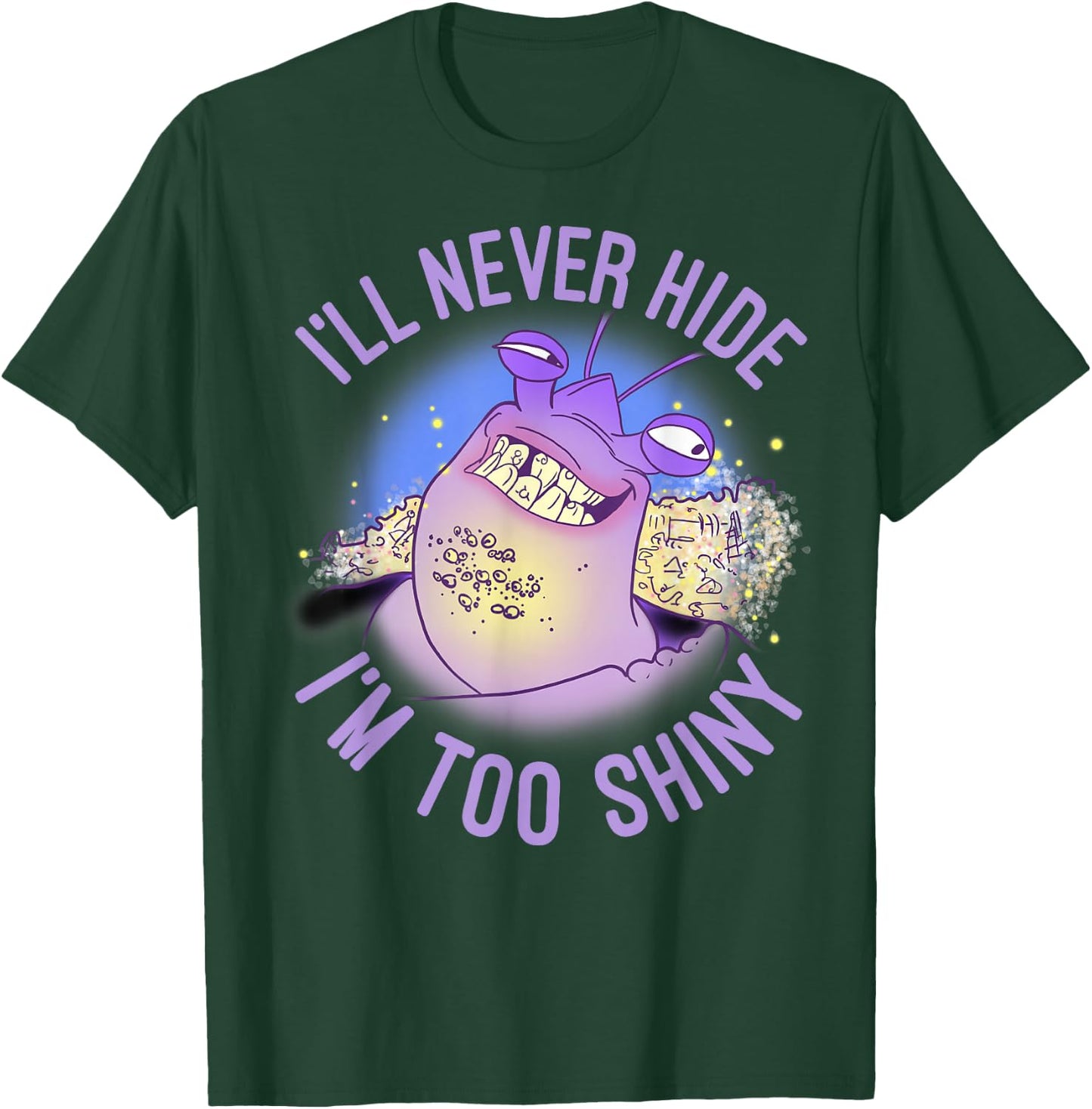 Disney Moana Tamatoa I'll Never Hide I'm Too Shiny Portrait T-Shirt - T-Shirt | Forest