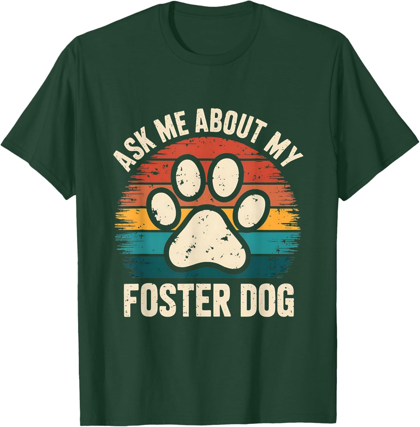 Ask Me About My Grooming Dog Design for Shelter Volunteer T-Shirt - T-Shirt | Forest