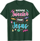 Nothing Sweeter Than Jesus Christian Faith Candy T-Shirt - T-Shirt | Forest