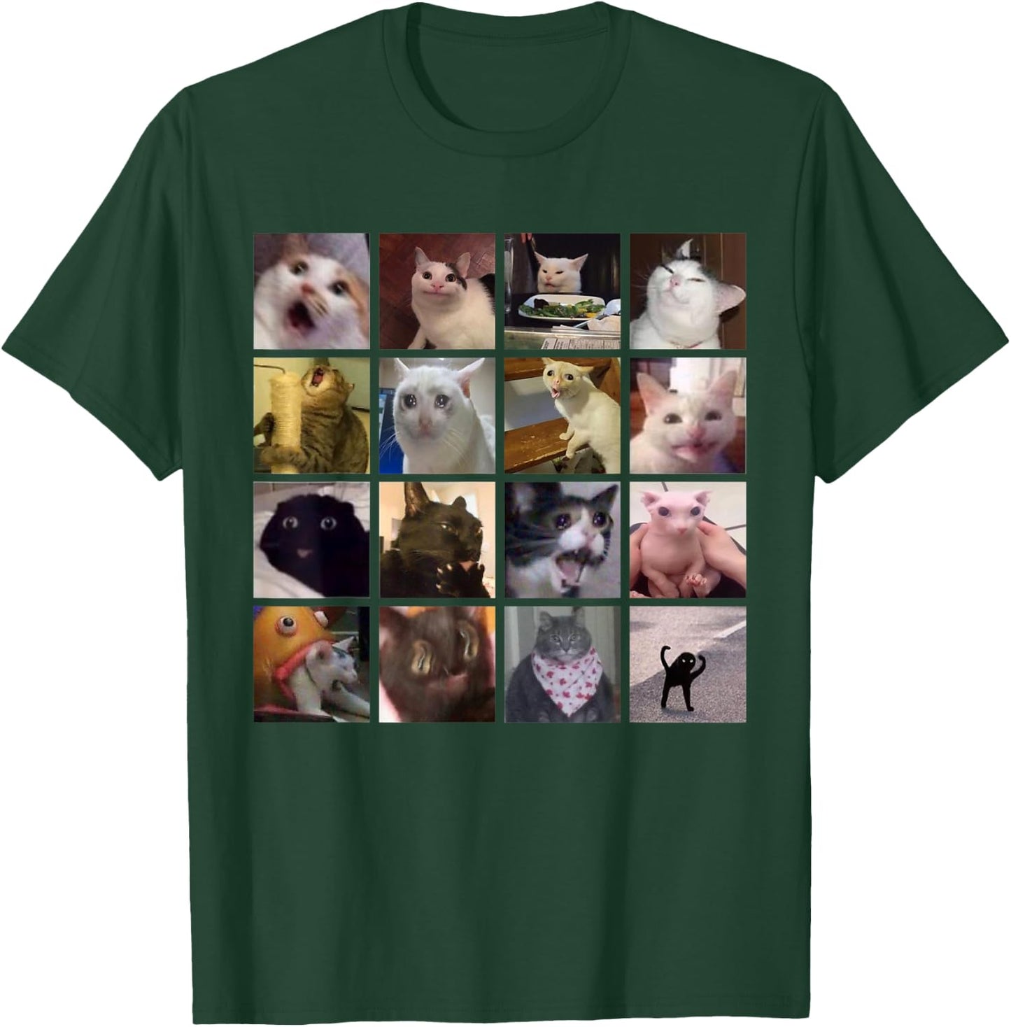 Meme Cats 2.0 T-Shirt - T-Shirt | Forest