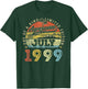 (ON Back) 27 Limited Edition 1999 July 27th Birthday T-Shirt - T-Shirt | Forest