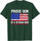 American Flag Patriotic Son Veterans Day for Kids T-Shirt - T-Shirt | Forest