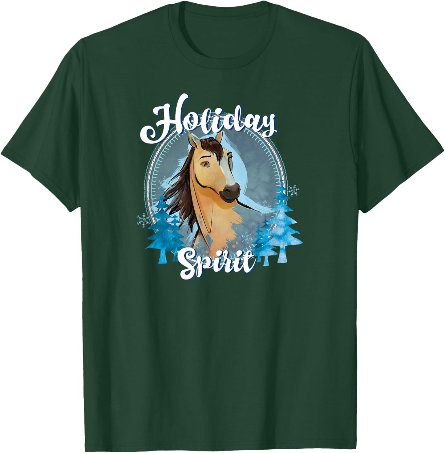 Spirit Riding Free - Holiday Spirit T-Shirt - T-Shirt | Forest