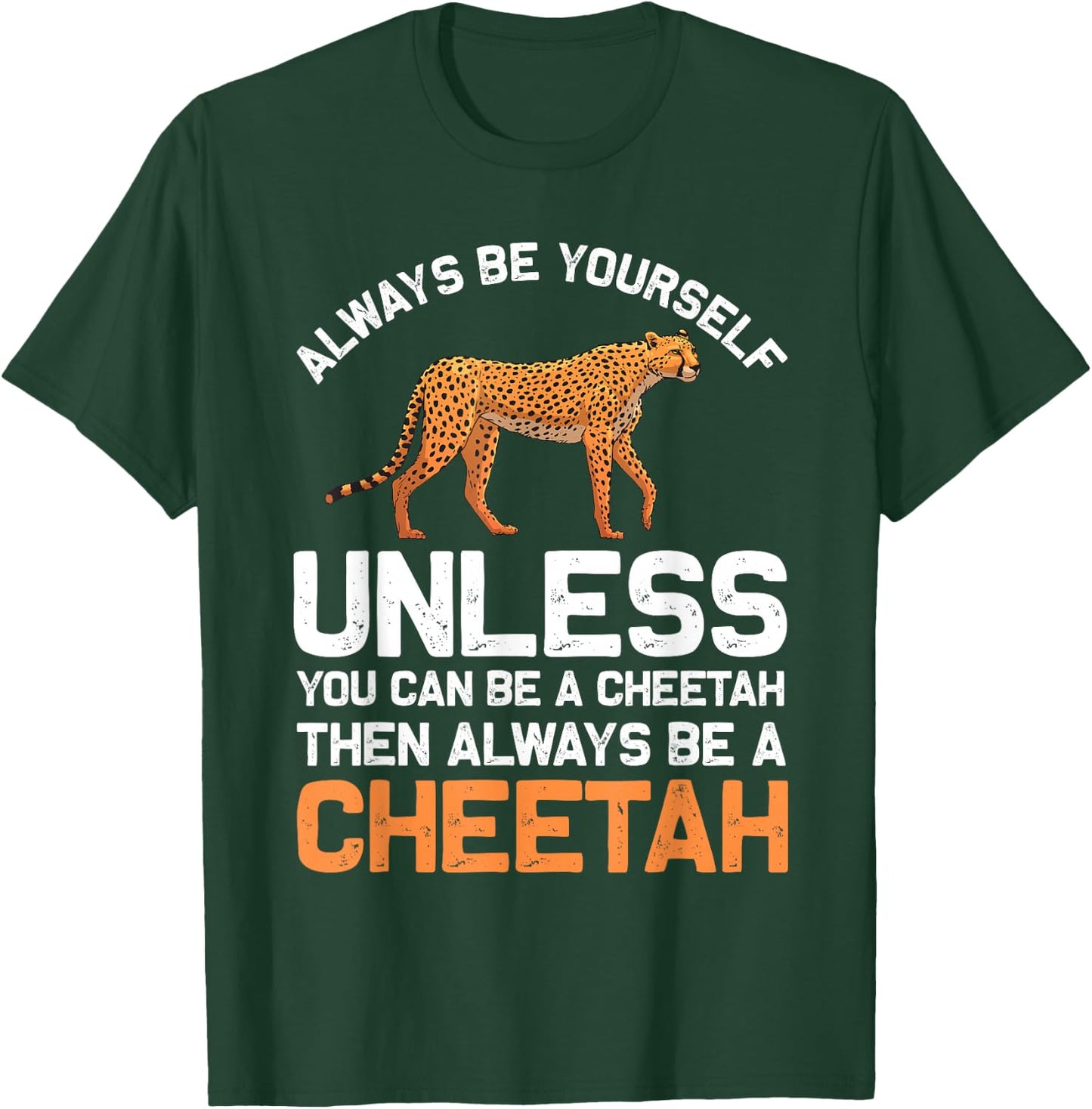 Funny Cheetah Design for Boys Girls Safari Wildlife Leopard T-Shirt - T-Shirt | Forest