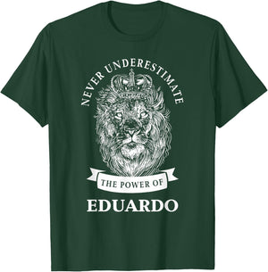 Eduardo Gift Name Lion T-Shirt - T-Shirt | Forest