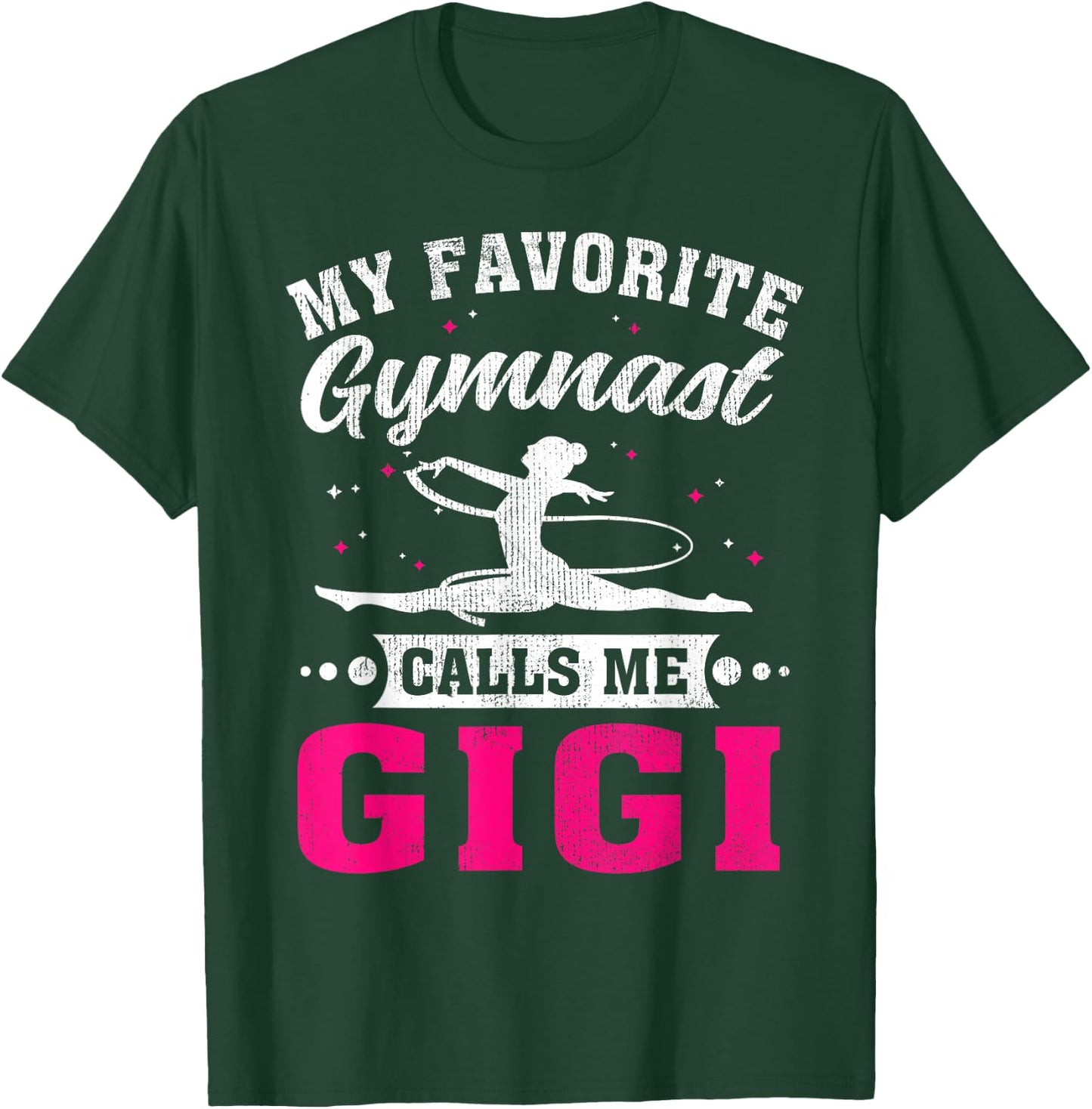 My Favorite Gymnast Calls Me Gigi Mother's Day T-Shirt - T-Shirt | Forest