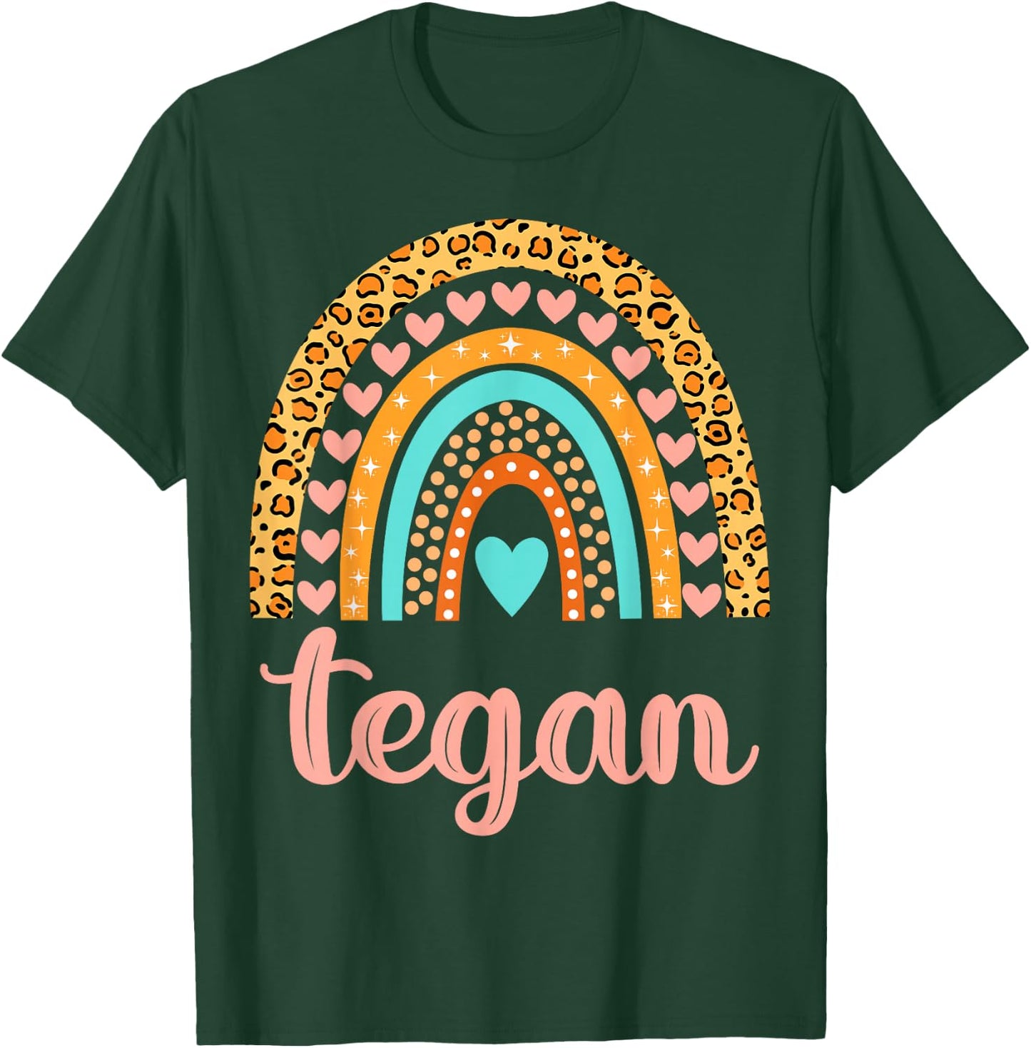 Tegan Tegan Name Birthday Shirt Gift T-Shirt - T-Shirt | Forest