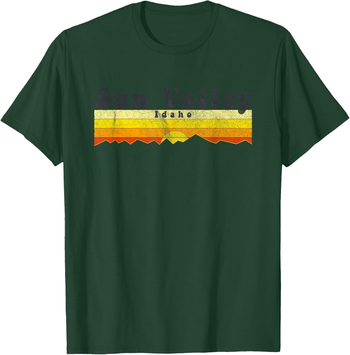Retro Vintage Sun Valley, Idaho T-Shirt - T-Shirt | Forest