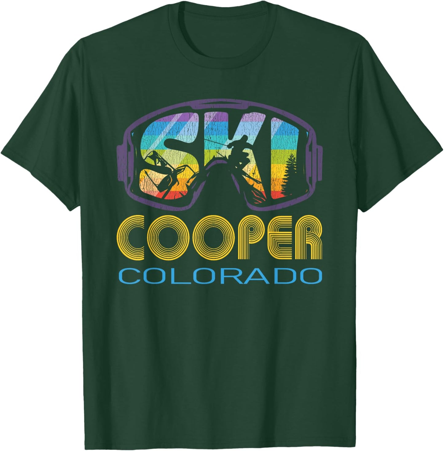 Ski Cooper Colorado Skiing Vacation T-Shirt - T-Shirt | Forest