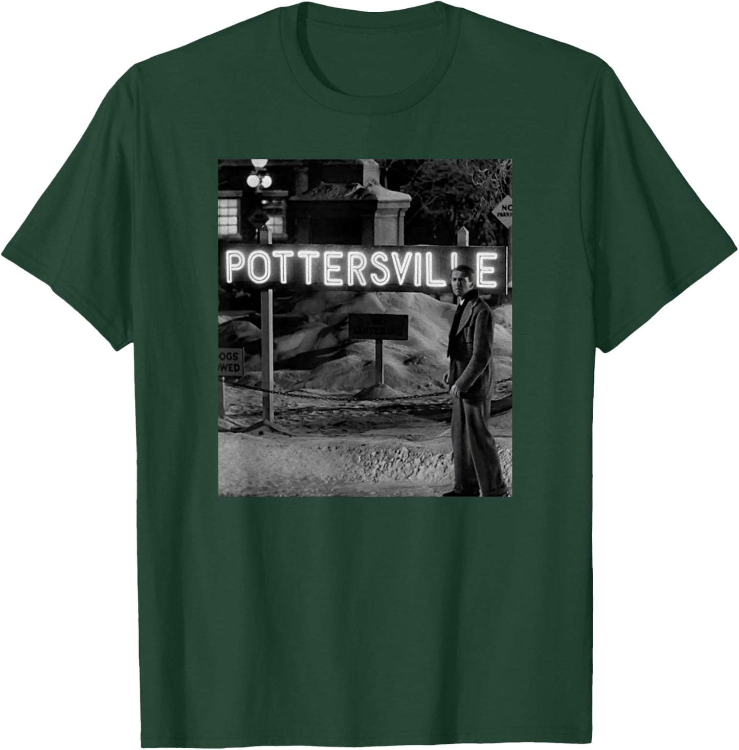 Pottersville Vintage Christmas Classic It's a Wonderful Life T-Shirt - T-Shirt | Forest