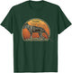 Tasmanian Tiger Tylacine Wolf Australian Extinct Art Picture T-Shirt - T-Shirt | Forest