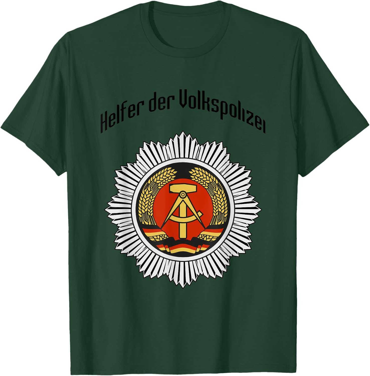 GDR Germany NVA USSR Berliner military T-Shirt - T-Shirt | Forest